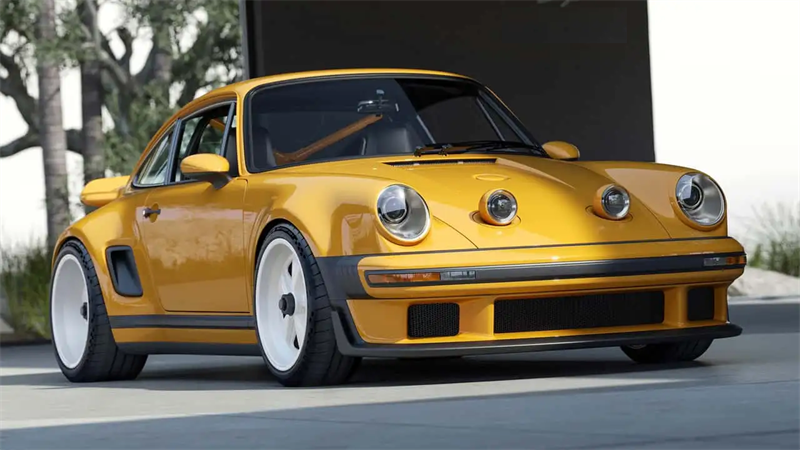 Eleganz revolutionieren: Das Porsche 911 Carrera Coupé wurde vom Sänger mit fortgeschrittenen LED in Projector -Scheinwerfern und Neon -Scheinwerfer für Autos neu interpretiert